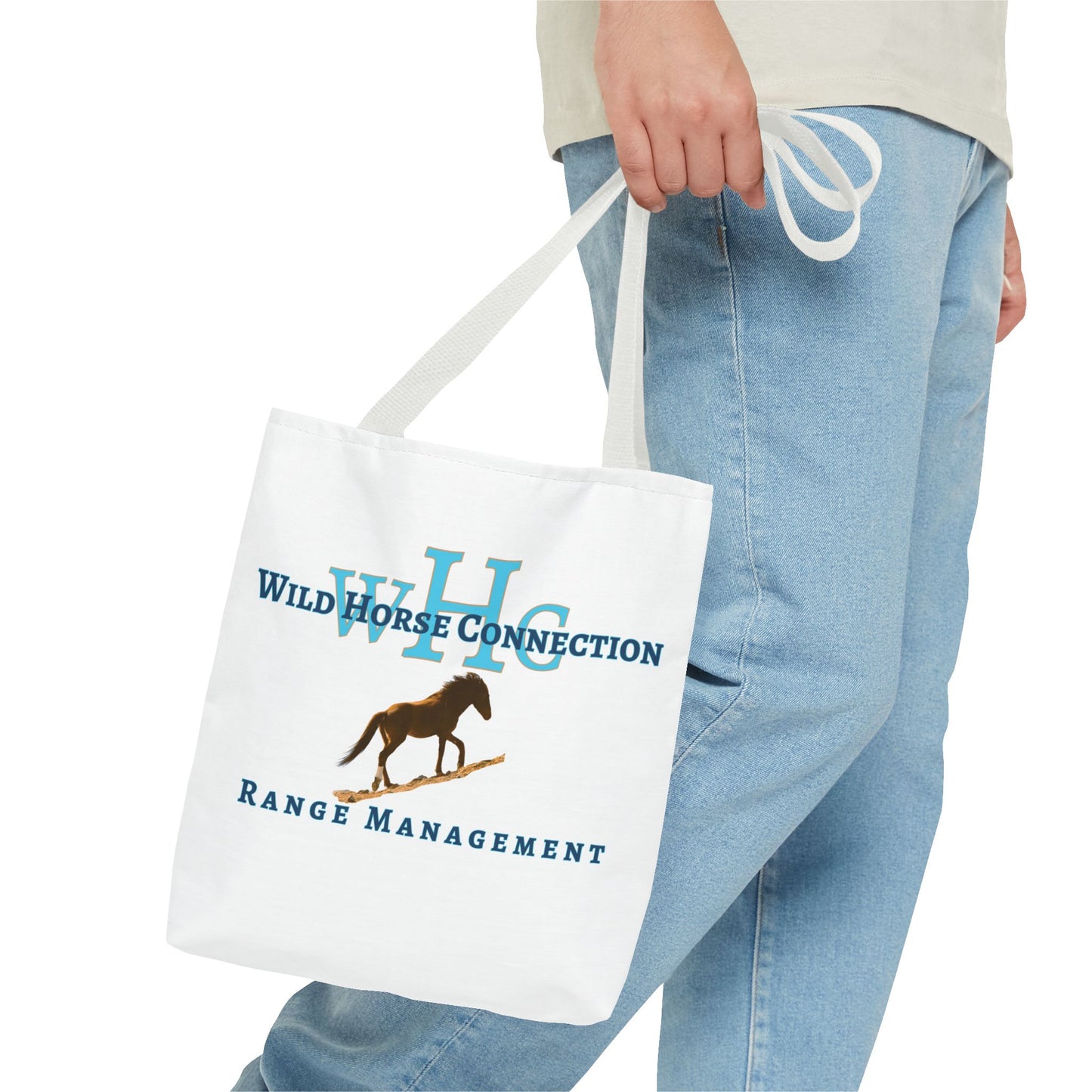 Wild Horse Connection Tote Bag, Equine Lover's Gift, Stylish Eco-Friendly Shopping Bag, Horse-Themed Accessories, Animal Advocate Tote