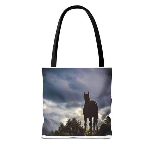Wild Horse Connection Tote Bag, Equine Lover's Gift, Stylish Eco-Friendly Shopping Bag, Horse-Themed Accessories, Animal Advocate Tote