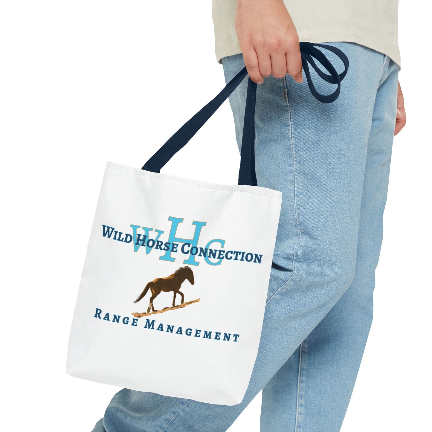 Wild Horse Connection Tote Bag, Equine Lover's Gift, Stylish Eco-Friendly Shopping Bag, Horse-Themed Accessories, Animal Advocate Tote