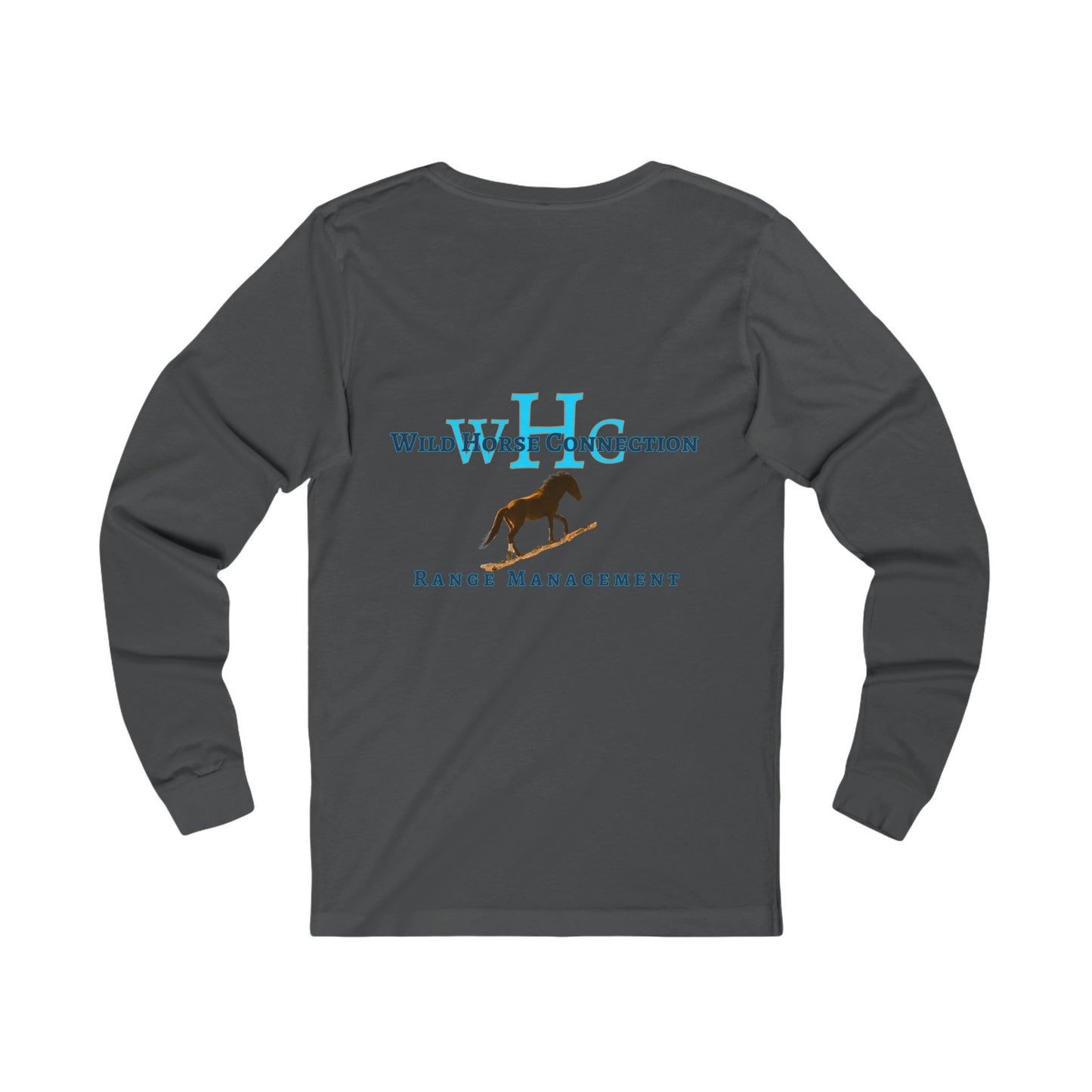 Equestrian Long Sleeve Tee - Wild Horse Connection, Horse Lover Gift, Unisex Top, Nature Inspired Apparel