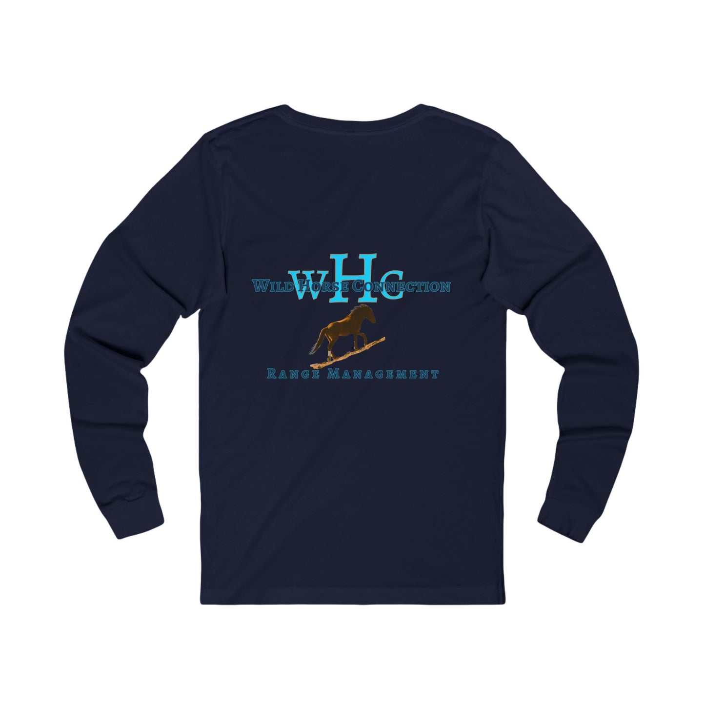 Equestrian Long Sleeve Tee - Wild Horse Connection, Horse Lover Gift, Unisex Top, Nature Inspired Apparel